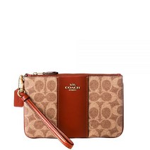 COACH 코치 22FW 여성 클러치백 32445 B4 TAN RUST - 브라운