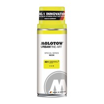 [모로토우] 파인아트 아크릴 스프레이 400ml (형광), [6529770]401/NeonYellow, [6529770]401/NeonYellow