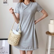 미미야 르메노 핀턱 플레어 반팔 원피스