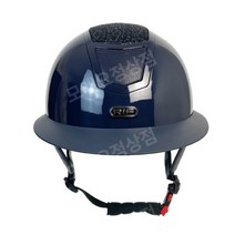 RIF 승마 헬멧 승마 장비 유소년 승마 헬멧 성인 승마 장애물 헬멧 CE 인증 조절 가능, 54cm, 미러다뉴브블루 빅캡