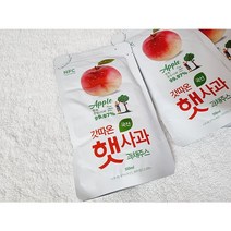 갓따온 햇사과 착즙 주스 100mL x 30입 사과주스 사과즙 NFC 파우치형