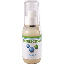 mobicosa 관절 젤 - 근육통 감소 골절 또는 수술 통증 감소 및 관절 통증의 장기적인 완화 제공 100ml 오메가 초록입홍합 및 진정 에센셜 오일2팩, 1