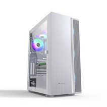 컴퓨터 조립형 본체 게이밍 사무용 데스크탑 PC, 저니화이트