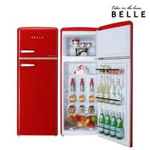 벨 [하이마트 설치] 레트로 냉장고 220L 레드 컬러 / RD22ARD, 단품없음