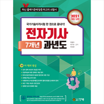 건기원 2021 전자기사 7개년 과년도 스프링제본 3권 (교환&반품불가)