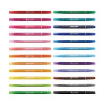 톰보 플레이컬러K 듀얼팁 사인펜 36가지 색상 낱개 / 플레이칼라, 73/스카이블루