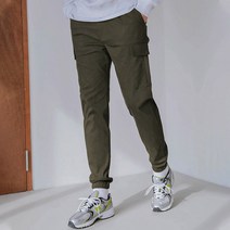 벨베스 남자 기모 스판 카고 밴딩 바지 [1195]