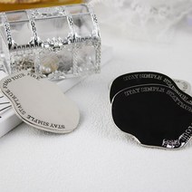 미러 홀더 그립톡 스마트톡 폰톡 스테이심플 거치대 실버 스틸, 스테이심플폰톡_실버