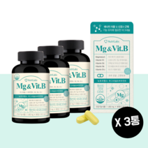 마그비 산화 마그네슘 450mg 비타민비군 마그네비 마그미 고함량 마그네슘정 3통