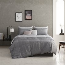 [알레르망] 데런2 4계절 구스차렵D 57종세트B 그레이(리버서블)