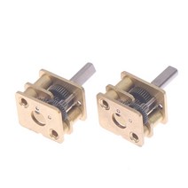 2pcs 메탈 기어 감속기 N20 감속 박스 감소 DIY 기어드 모터