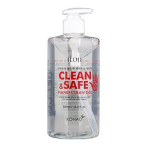 아이로제 클린앤세이프 손소독 손세정제, 1개, 500g