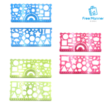 유치원 교구 그리기 학습 도형자 10개 사물모형자 돌봄교실 유아놀이 사물