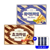 크라운제과 쵸코하임 284g+화이트화임 284g 2종 묶음행사+사은품 증정, 1세트, 284g