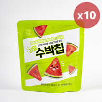 리얼 수박칩 20g x 10봉 (업체별도, 리얼수박칩 20g x 10봉