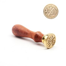 압인기 레트로 나무 스탬프 클래식 26 글자 Az 알파벳 이니셜 씰링 왁스 인감 고대 포스트 골동품 선물, 07 N