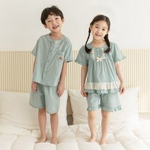 아동복 솔로 여름 반팔잠옷 상하잠옷 원피스잠옷 - 로망스