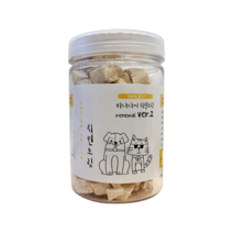 바나나시 동결건조 치킨트릿 80g 강아지 고양이 노즈워크 저염분 간식, 2개