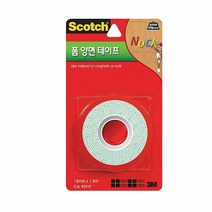 18mm x 1.5M 3M 초강력양면테이프 두꺼운양면테이프 스펀지 블랙박스 스폰지 스카치