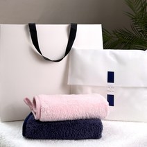 더휴 고급 수건선물세트 포장 수건세트 선물용 핸드타월 주방 고리수건, 1개, 퍼플