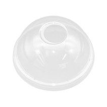 이솔산업 생분해성 옥수수 친환경 PLA 아이스컵 뚜껑 돔형리드 92.5파이 공용 1000개 1박스, 1box