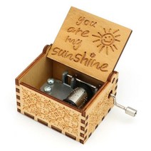 오르골 주문 제작 보석함 자장가 딸생일선물 Y-나무 조각 오르골 장식 뮤지컬 상자 선물, YG02-YS