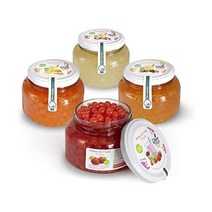 버블티용 팝핑보바 오리지널 - 4X450g 딸기 패션 망고 리치