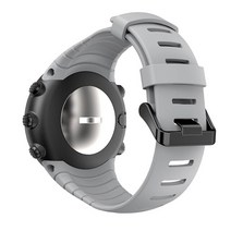 순토 다이빙컴퓨터시계 suunto core 스마트 시계 correa 시계 밴드 액세서리용 suunto core original 팔찌 팔찌 교체용 실리콘 스트랩, 회색
