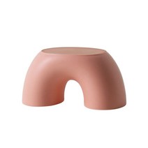 베리구즈 레인보우 스툴 어린이의자 발받침대, 핑크