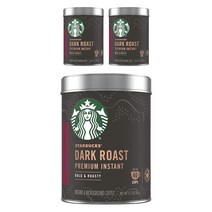 스타벅스 프리미엄 인스턴트 다크 로스트 볼드 & 로스티 90g, 3개, 1개