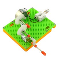 크리 에이 티브 diy 과학 기즈모 핸드 크랭크 생성기 어린이 퍼즐 조립 키트 간단한 물리학 실험 교육 리소스