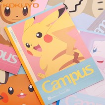 고쿠요 노트 캠퍼스 포켓몬 5권 세트 줄지 75g