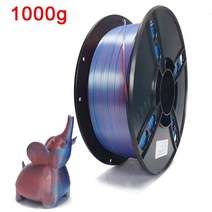 3D 프린터용 듀얼 컬러 PLA 필라멘트 프린팅용 플라스틱 소모품 재료 1kg 1.75mm, [18] Red Blue 1kg
