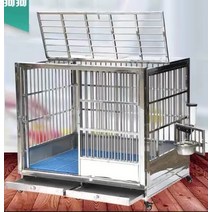 개집 애완견집 강아지방석 스테인레스 스틸 개 애완동물 중형견 직각 모델 2, 3.145 99 133