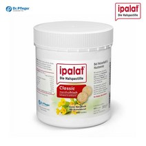 이팔라트 Ipalat 목캔디 클래식 멘톨 쉰목 기침 구취해소 400정 독일직배송, 1통