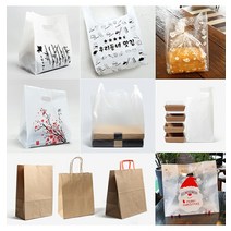 일회용쇼핑백 비닐백 종이쇼핑백 종이봉투 초밥비닐봉투 크라프트쇼핑백 HD비닐봉투1347924 L3, 30 씽크그린 생분해 자연분해 비, 100장