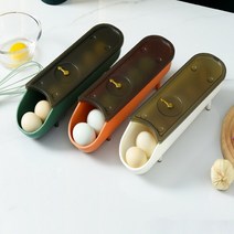 냉장고 달걀 계란 에그 오리알 자동 슬라이딩 보관함 정리함 적층 가능 케이스 구매일자