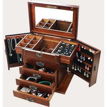 고급 원목 액세서리 예물 보관함 보석 상자 쥬얼리