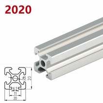라우터 테이블 목공 작업대 루터테이블1/2 개/몫 100mm-500mm 길이 2020 20100 알루미늄 프로파일 압출 선, 01 100MM_02 1PCS 2040