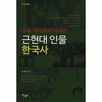 우리 역사에서 사라진 근현대 인물 한국사, 상품명