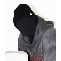 [빠른출고]/BEENTRILL 해시태그 자수 미드 비니(블랙)