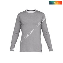 (특급배송) 언더아머 콜드기어 ColdGear® 피티드 크루 1332491-019 (그레이)