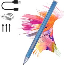 HP Envy X360 Pavilion X360 Spectre X360 Spectre X2용 스타일러스 펜 Envy X2 충전식 MPP 2.0 틸트 액티브 펜(4096 압력 감도 포함) 팜 거부 자기 부착 기능 파란색