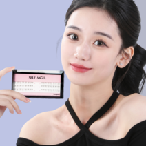 셀프천사 투명라인 언더래쉬 아래 부분 붙이기 낚시줄 가닥 언더 속눈썹, 내추럴A