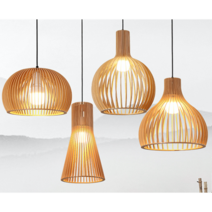 우드 조명 라탄전등갓 우드먼트 라탄갓등 스피아노 케이지, B형