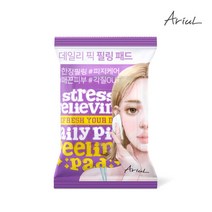 [아리얼] 스트레스 릴리빙 데일리 픽 필링 패드 30매, (ARSR053)A_필링 패드, 옵션선택