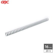 GBC 3대1 클릭링 16mm 20개입 흰색 제본링 97592EA, 본상품선택