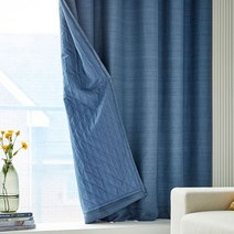 모던하우스 브리타니 3중방한 3도씨커튼210x240 2장 딥블루