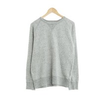 유니클로 그레이 면 맨투맨 공용 0381