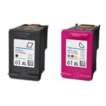 HP HP5530 정품으로 생산 HP61XL 대용량(표준3배) 검정+컬러 세트, 2개입, 검정+ 컬러 세트